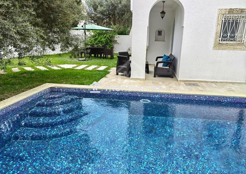 Location estivale: Villa S+3 avec piscine à louer à Hammamet 51355351