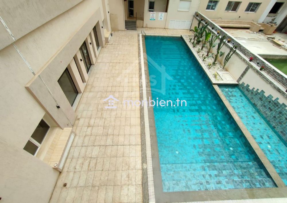 Location estivale: Appartement S+1 avec piscine à AFH Mrezga 51355351