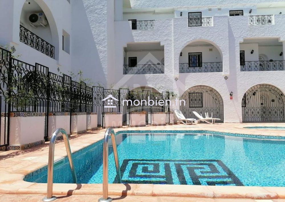 Location estivale: Appartement S+1Haut standing à louer à Hammamet Nord 51355351