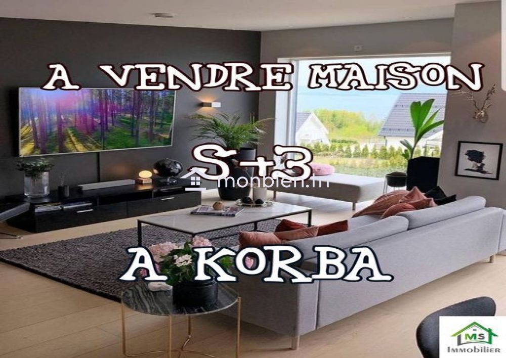 Coquette maison S+3 à vendre à Korba 51355351