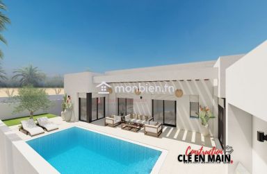 Villa en U et piscine privée à Houmt Souk Djerba