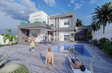 A Vendre Belle Villa Titrée Avec Piscine En Cours De Construction À Midoun