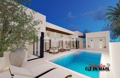 Villa en U et piscine privée à Houmt Souk Djerba