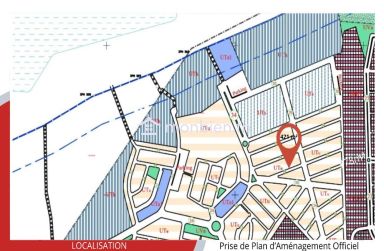 Terrain de 421 m2 à 590 D le m2