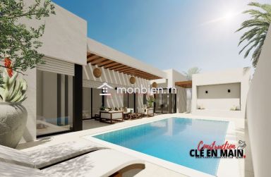 Villa en U et piscine privée à Houmt Souk Djerba