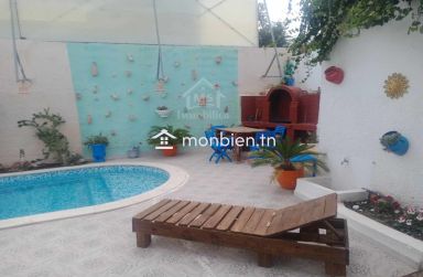 Location estivale: Villa S+4 avec piscine à louer à Hammamet 51355351