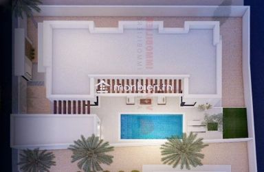 Villa en U et piscine privée à Houmt Souk Djerba