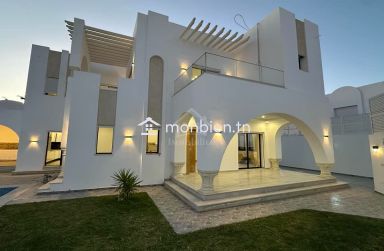 Villa toute neuve S+4 avec piscine à vendre à Hammamet Sud 51355351