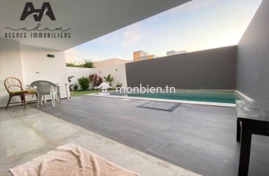 A Vendre Villa S+3 avec piscine à Mrezga, Nabeul